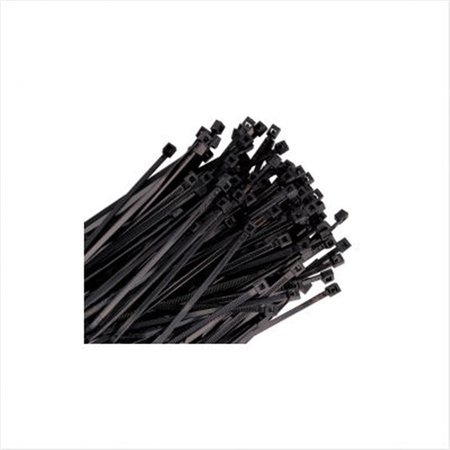 ABACUS Wire Tie 4in. Black 100-Package 18Lb Tensile AB2590740